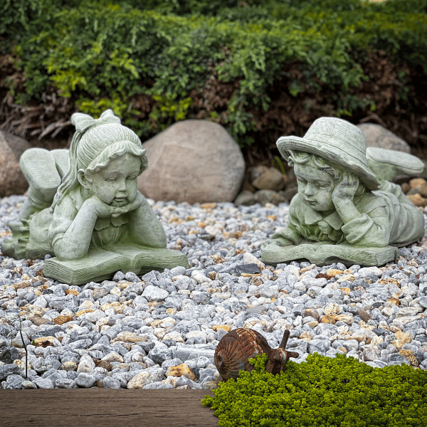 Decoraciones con Piedras en Jardines, jardin decorado con piedas